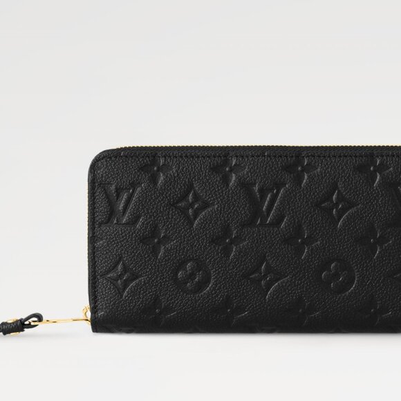 Black Leather Louis Vuitton Zippy Wallet - Picture 2 of 10